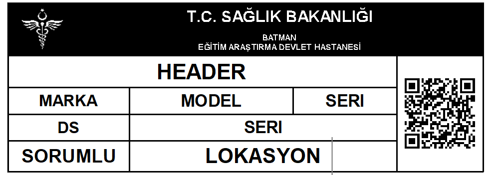 Etiket Şablonu Rehberi